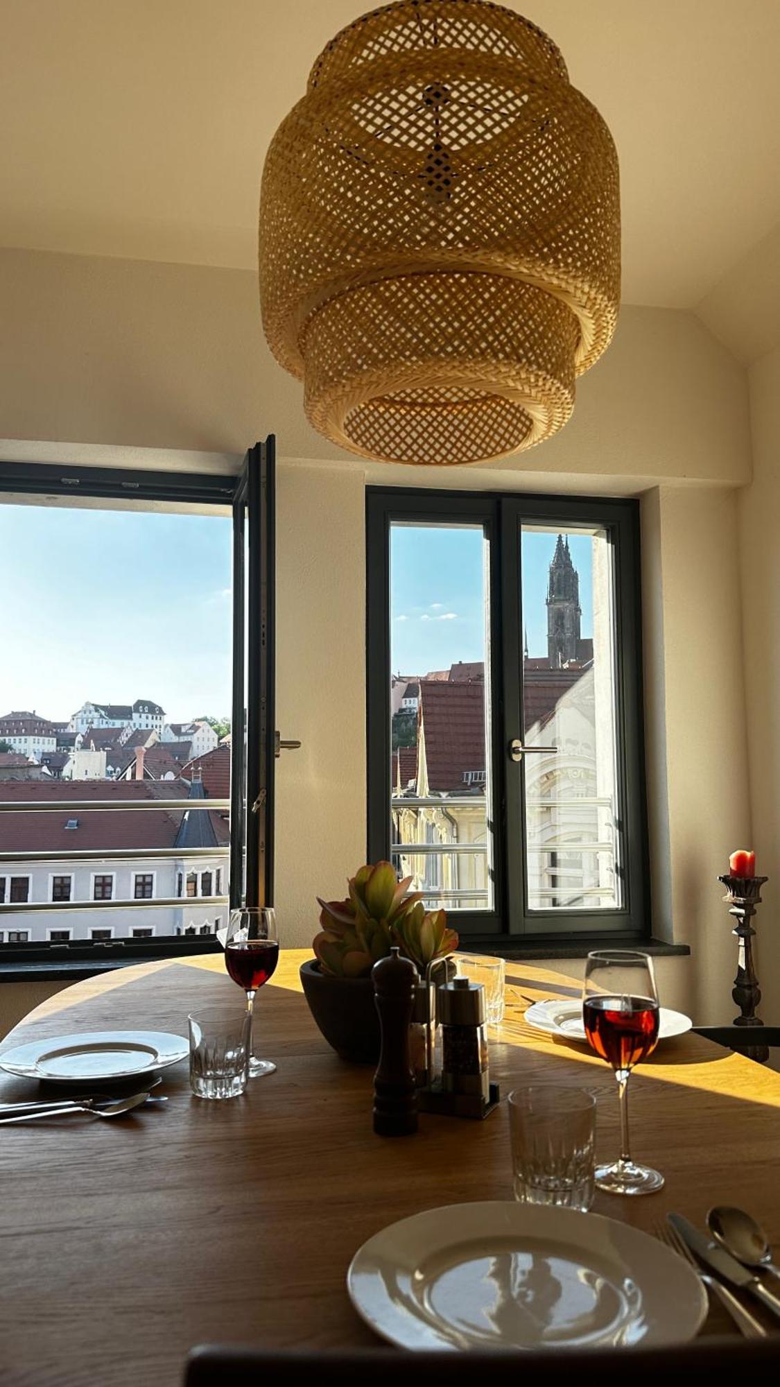 Ruhige-Moderne Wohnung Mit Burgblick Meißen Eksteriør billede